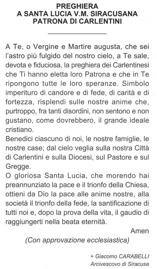 Chiesa Madre Carlentini Sr